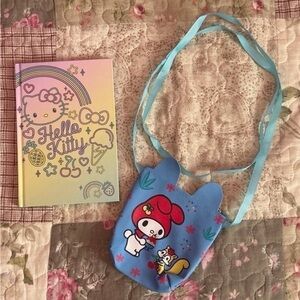 Hello Kitty Planner & Tiny My Melody Purse